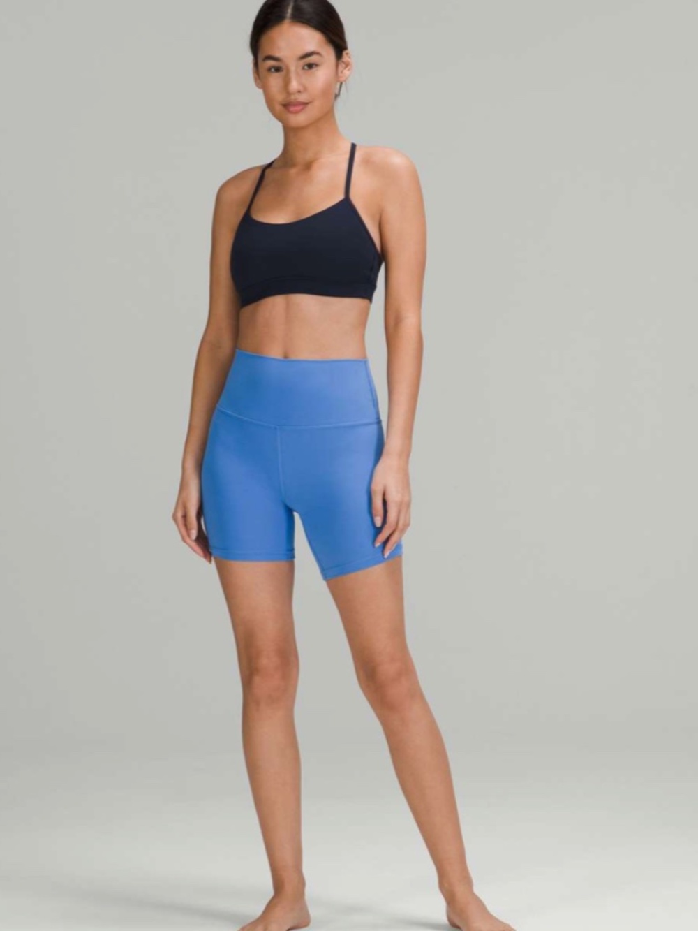 Lululemon Align High-Rise Lined Shorts 6" Blue